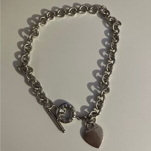 Tiffany & Co. Silver Heart Necklace